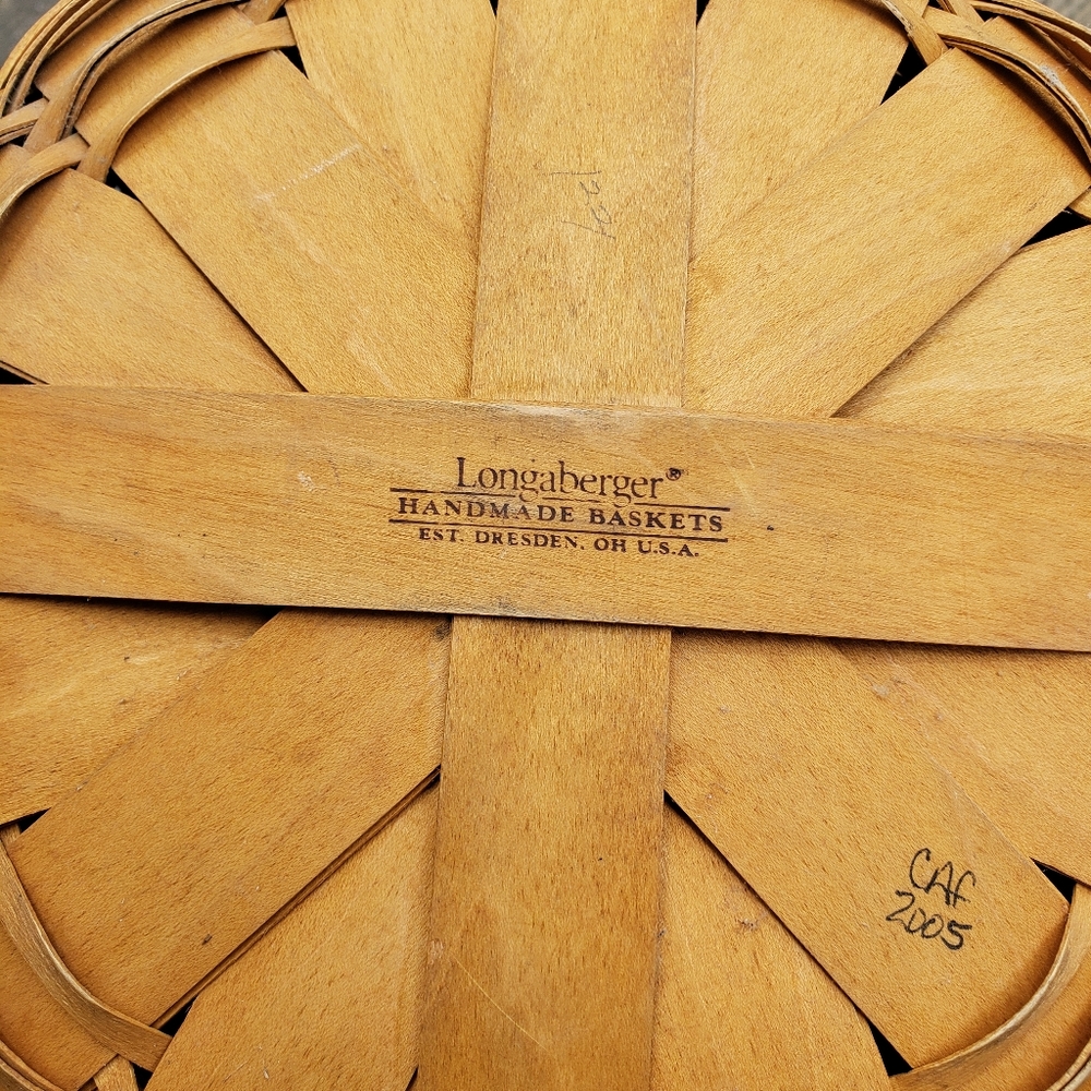 Vintage longaberger handmade basket